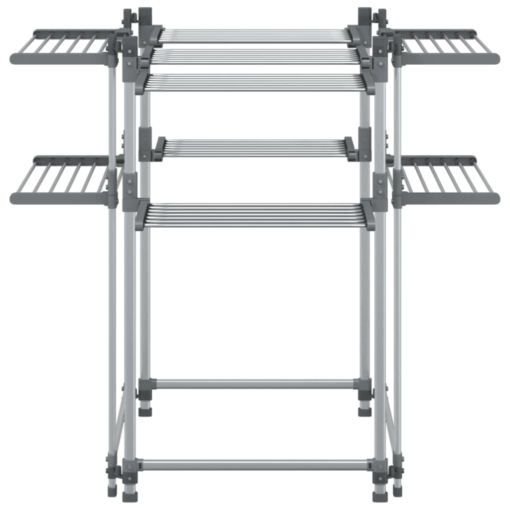 Tørkestativ 107x107x120 cm aluminium