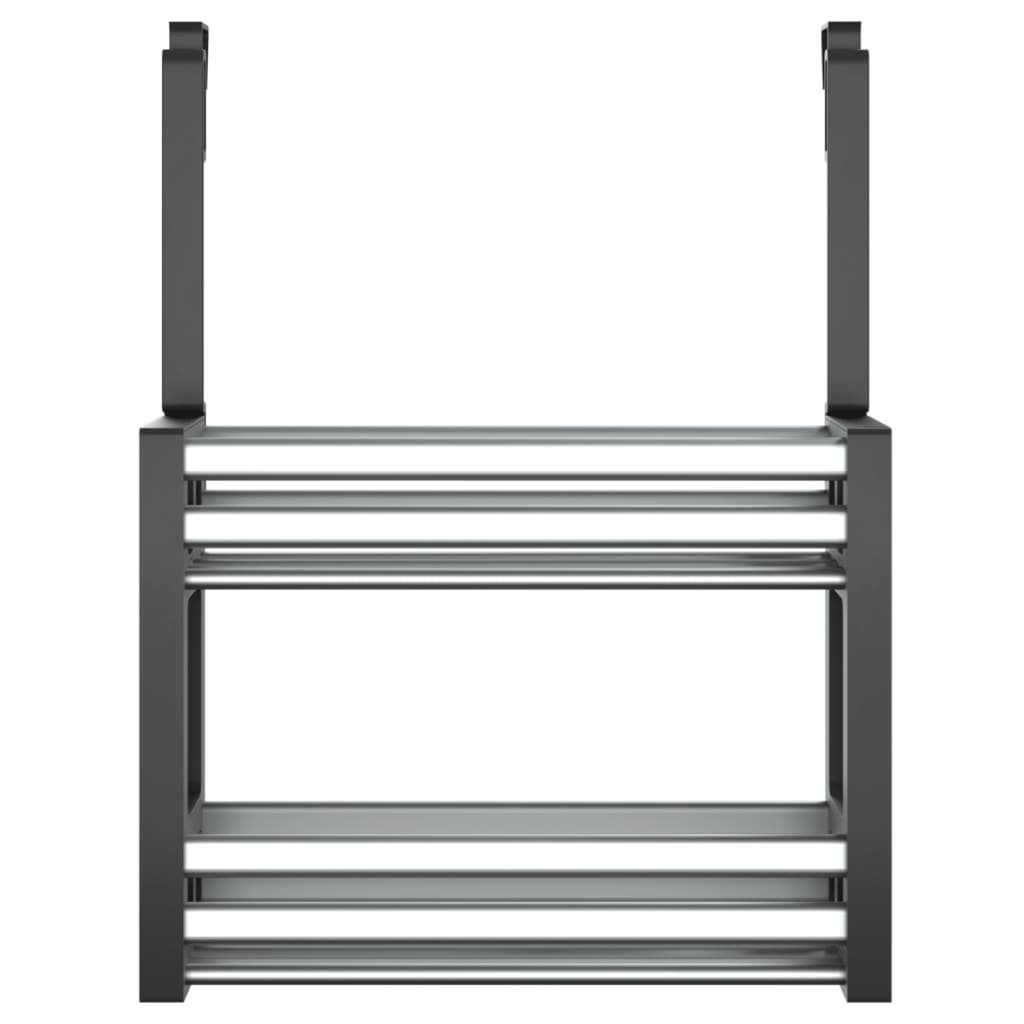 Hylle til skapdør 34x12x26 cm aluminium