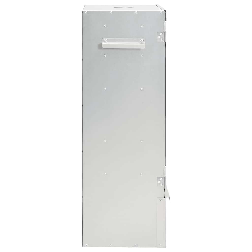 Røykgrill med treflis 44,5x29x83 cm galvanisert stål vidaXL