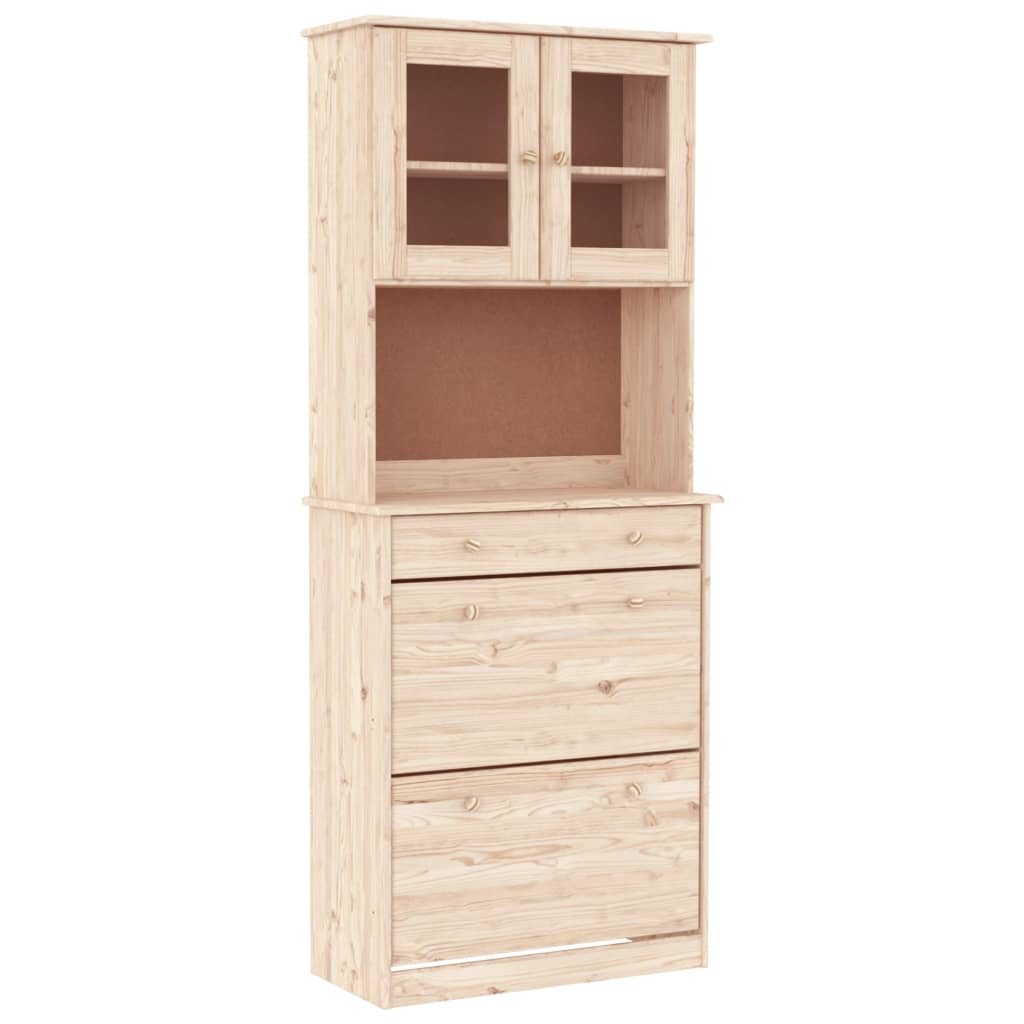 Highboard ALTA 77x35x188 cm heltre furu