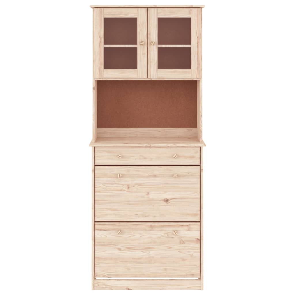 Highboard ALTA 77x35x188 cm heltre furu