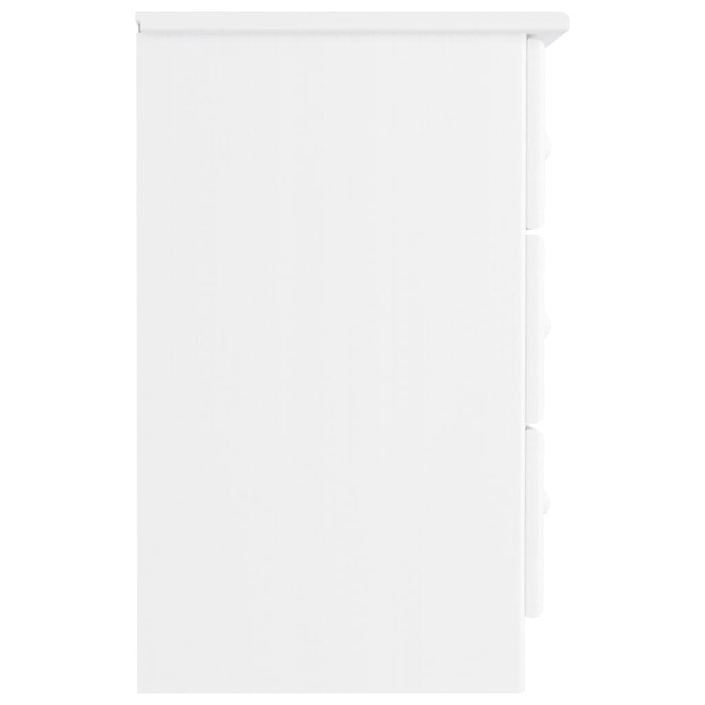 Nattbord ALTA hvit 41x35x55,5 cm heltre furu