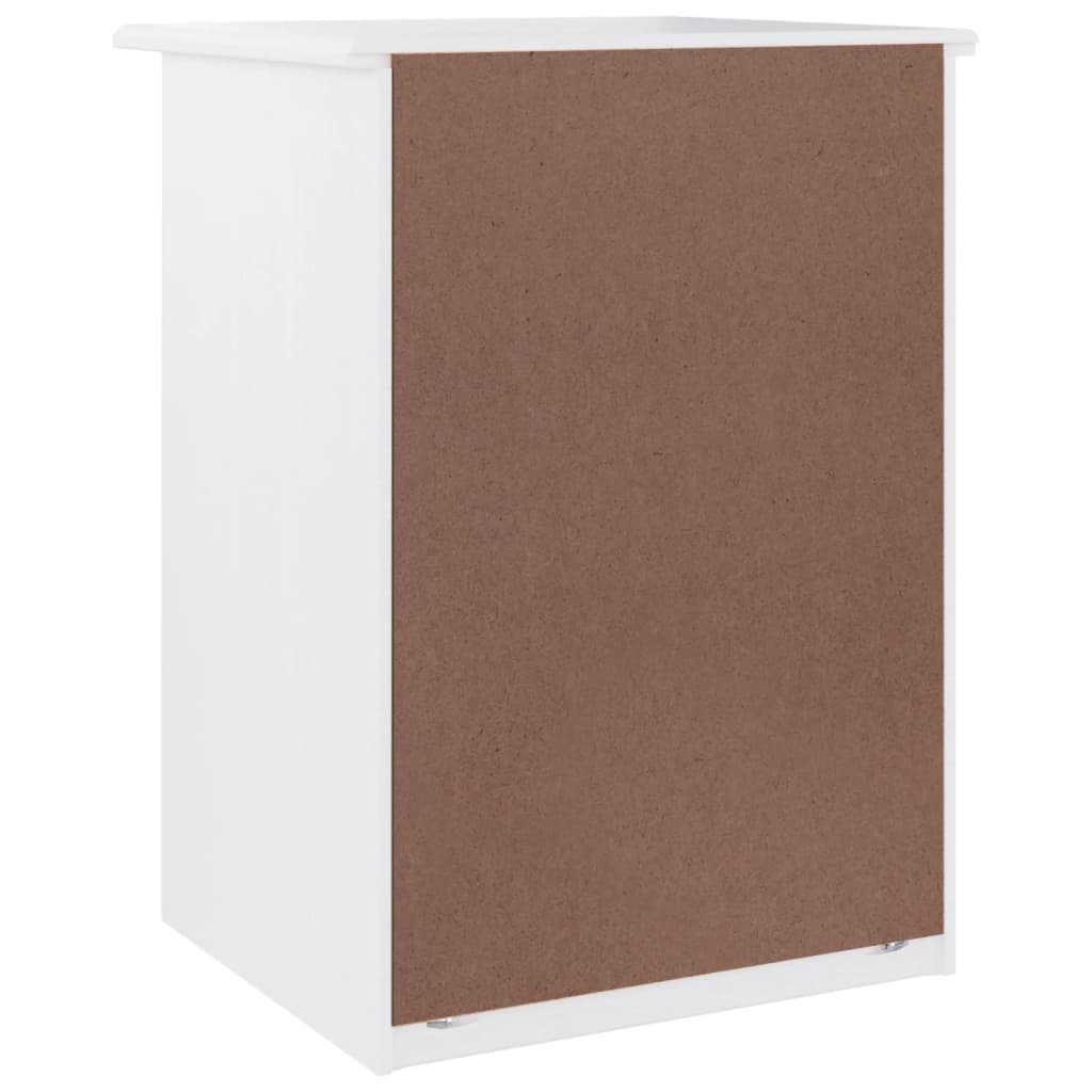 Nattbord ALTA hvit 41x35x55,5 cm heltre furu