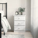 Nattbord ALTA hvit 41x35x55,5 cm heltre furu