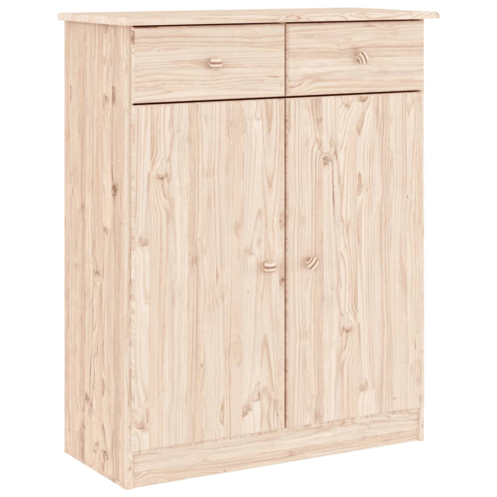 Skoskap ALTA 77x35x96 cm heltre furu
