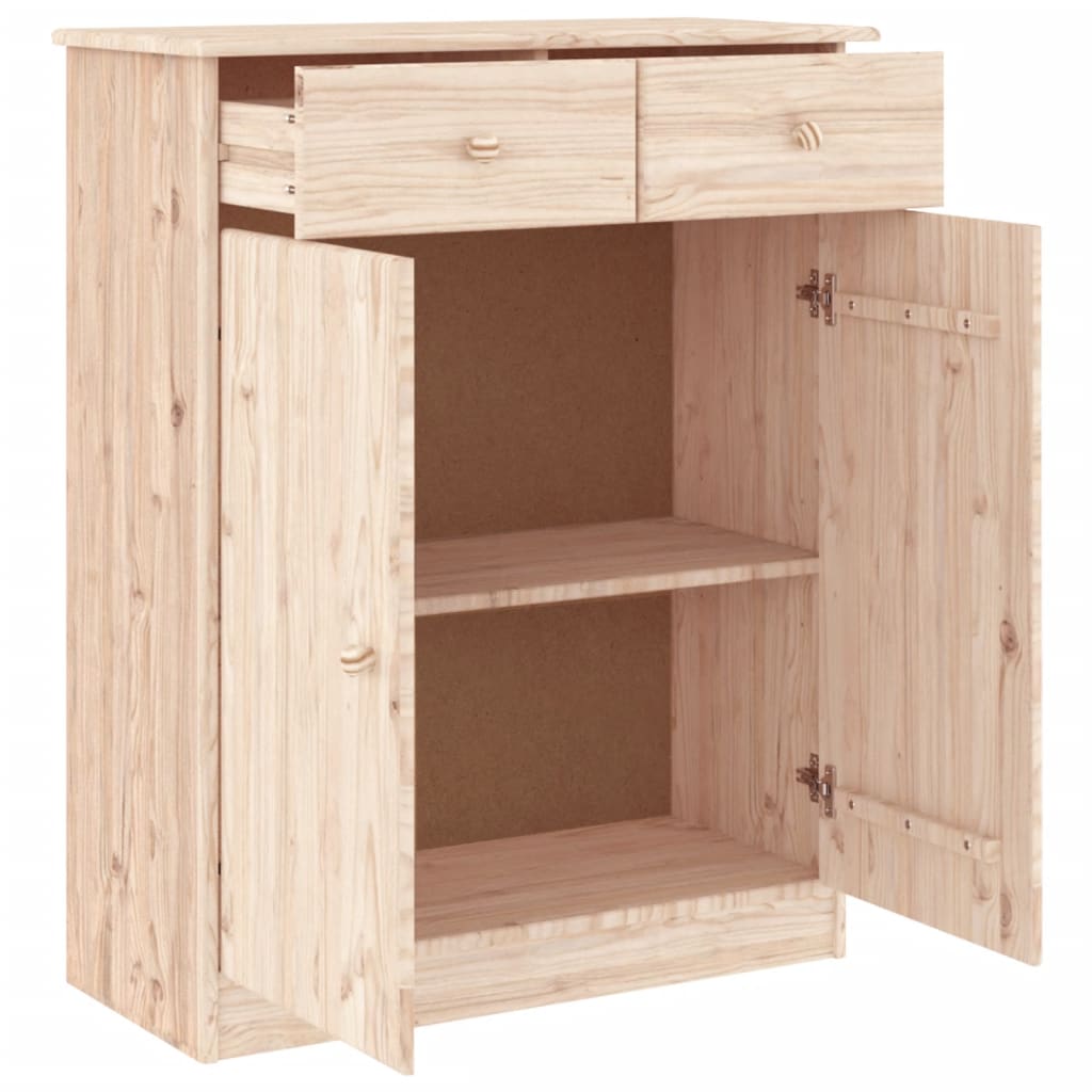 Skoskap ALTA 77x35x96 cm heltre furu