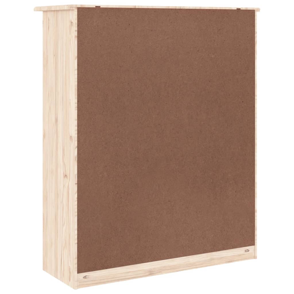 Topp til kommode ALTA 77x30x92 cm heltre furu
