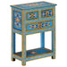 Skjenk turkis 55x30x76 cm heltre mango
