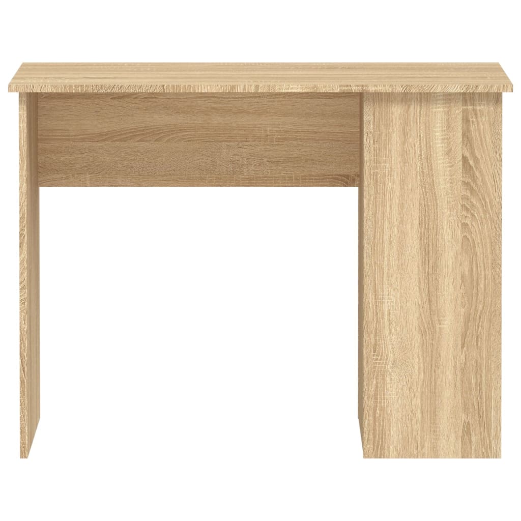 Skrivebord sonoma eik 100x55x75 cm konstruert tre
