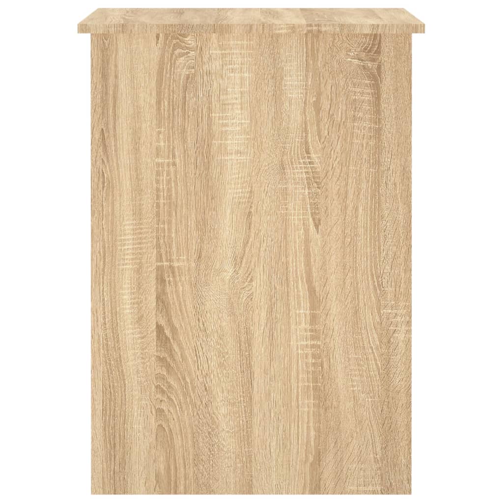 Skrivebord sonoma eik 100x55x75 cm konstruert tre