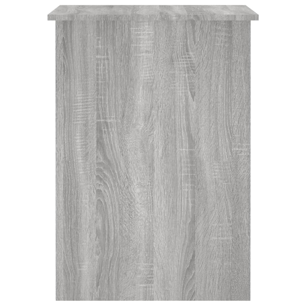 Skrivebord grå sonoma 100x55x75 cm konstruert tre