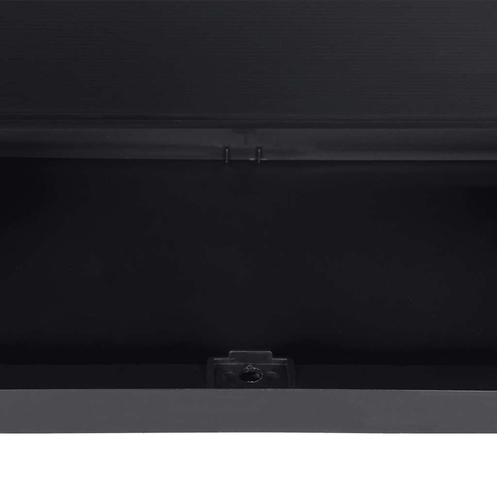 Oppbevaringsskap for hage svart 65x37x85 cm PP vidaXL