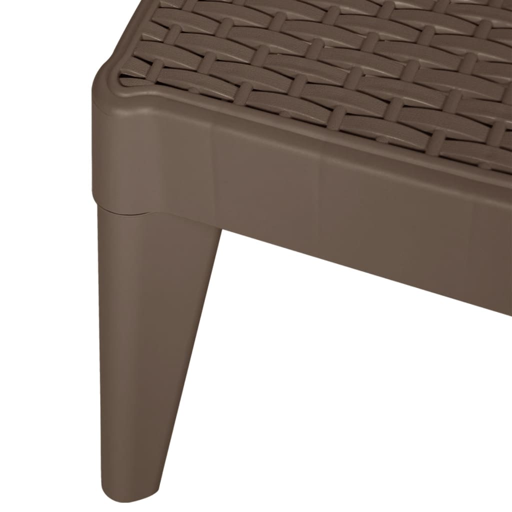 Solseng brun 186x60x29 cm PP