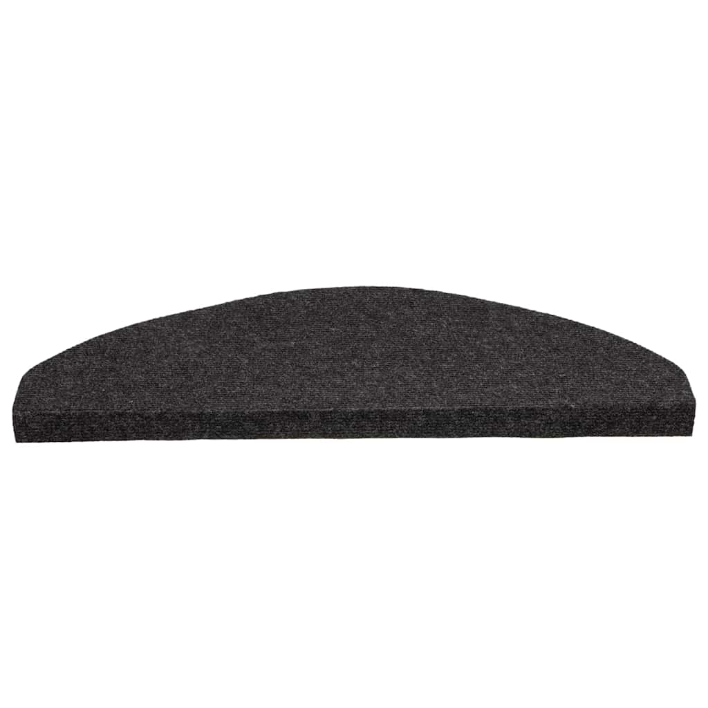 Selvklebende trappematter 10 stk svart 65x22,5x3,5 cm