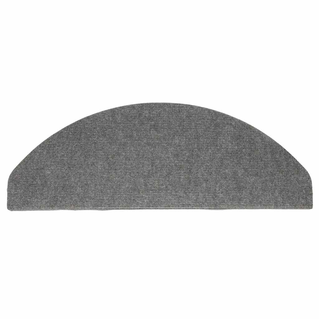 Selvklebende trappematter 10 stk grå 65x22,5x3,5 cm