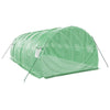 Drivhus med stålramme grønn 18 m² 6x3x2 m