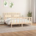 Sengeramme med hodegavl heltre furu 160x200 cm