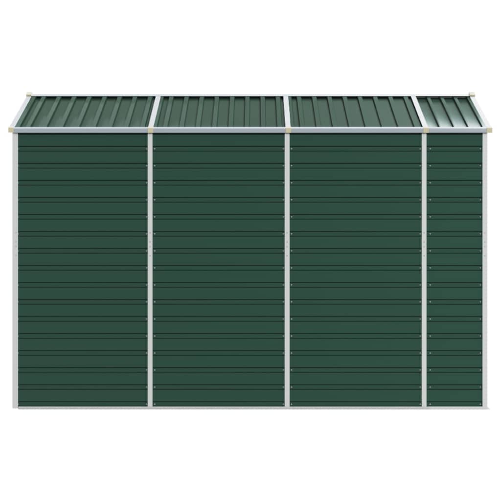 hageskur grønn 191x300x198 cm galvanisert stål