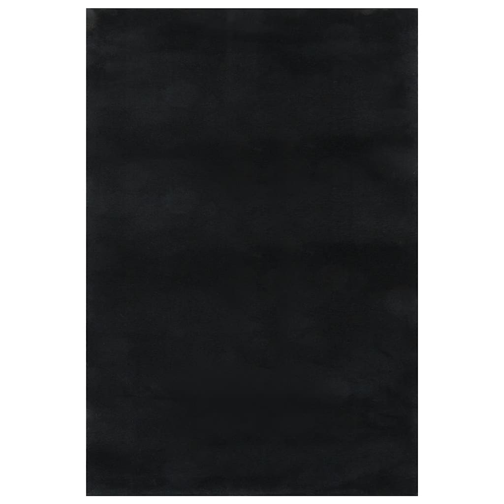 Shaggy-teppe svart 240x305 cm polyester