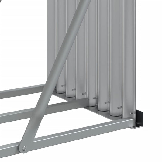 Vedholder antrasitt 300x45x100 cm galvanisert stål