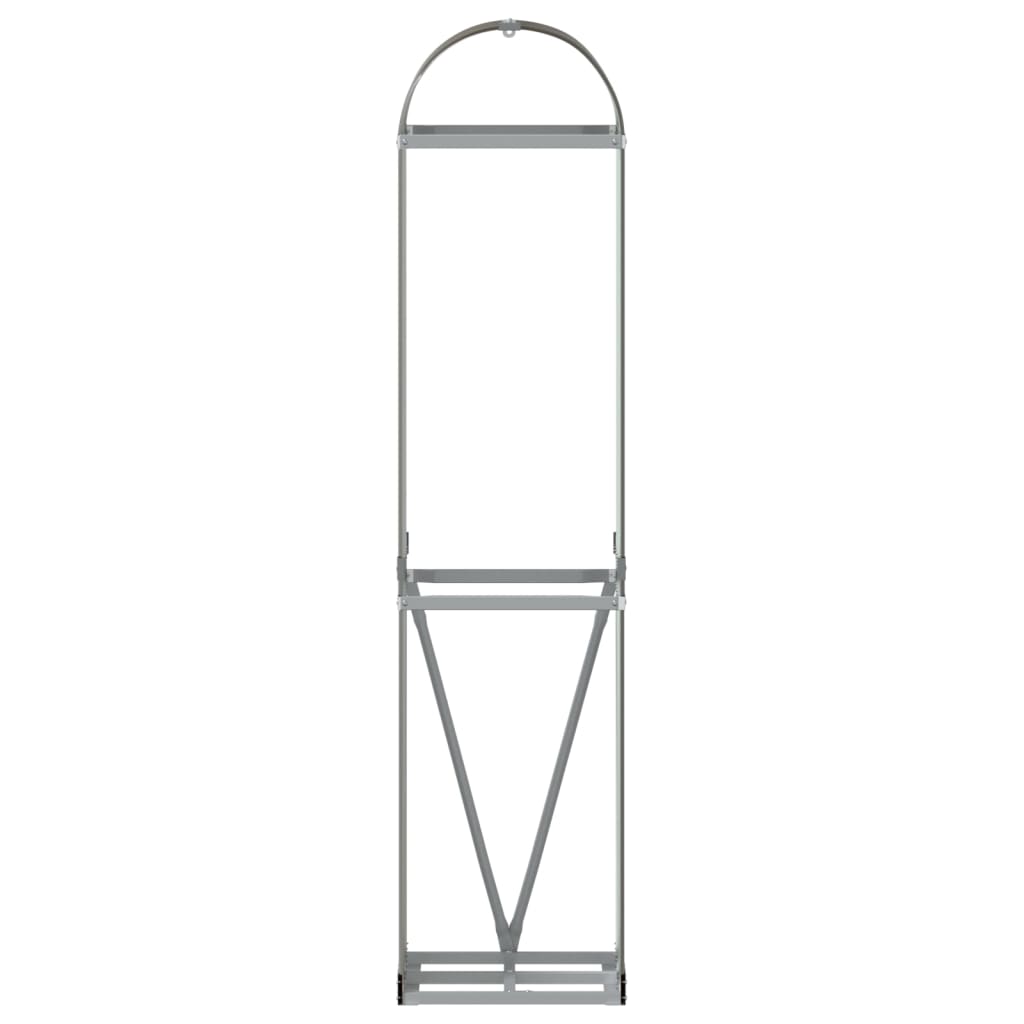 Vedholder brun 40x45x170 cm galvanisert stål