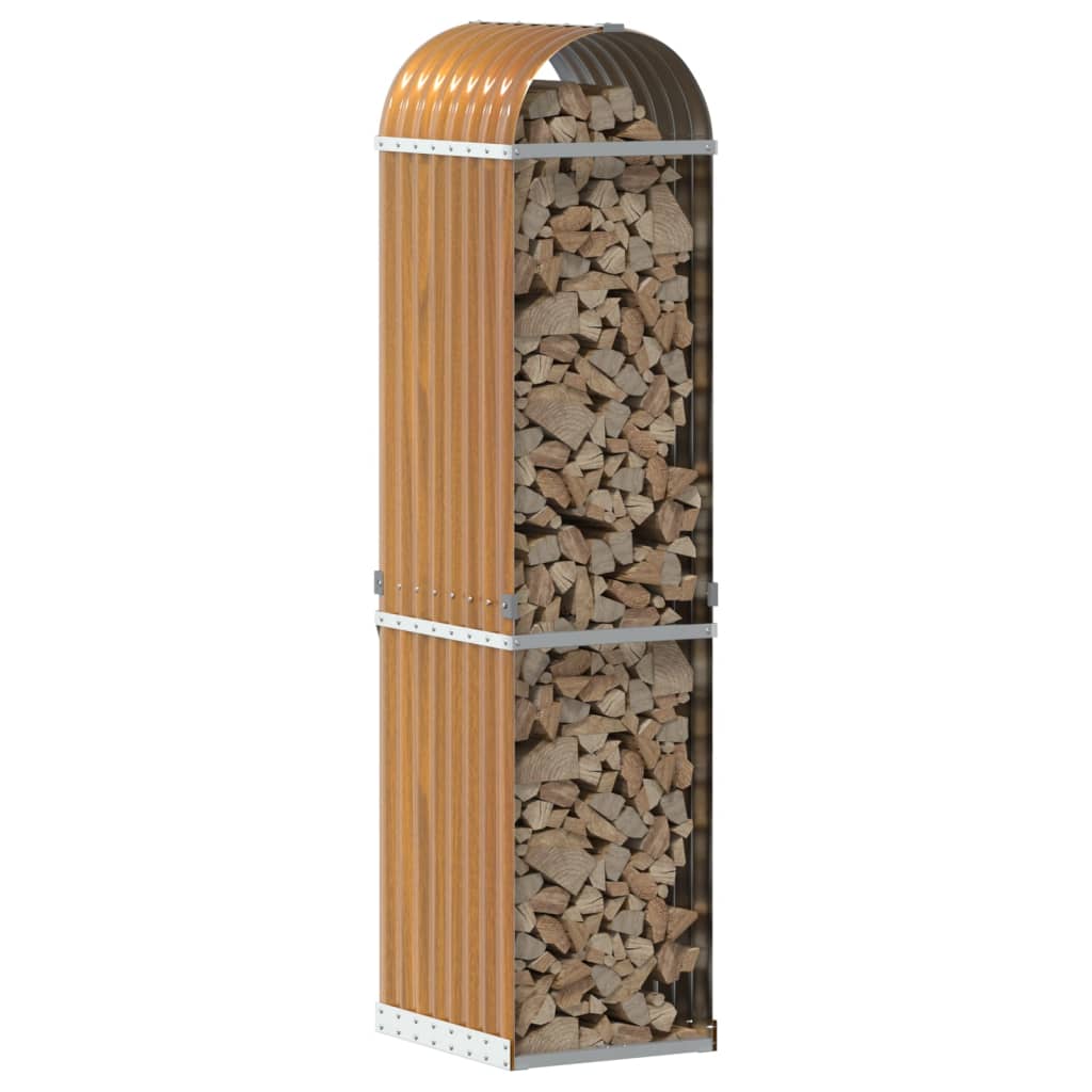 Vedholder treutseende 40x45x170 cm galvanisert stål