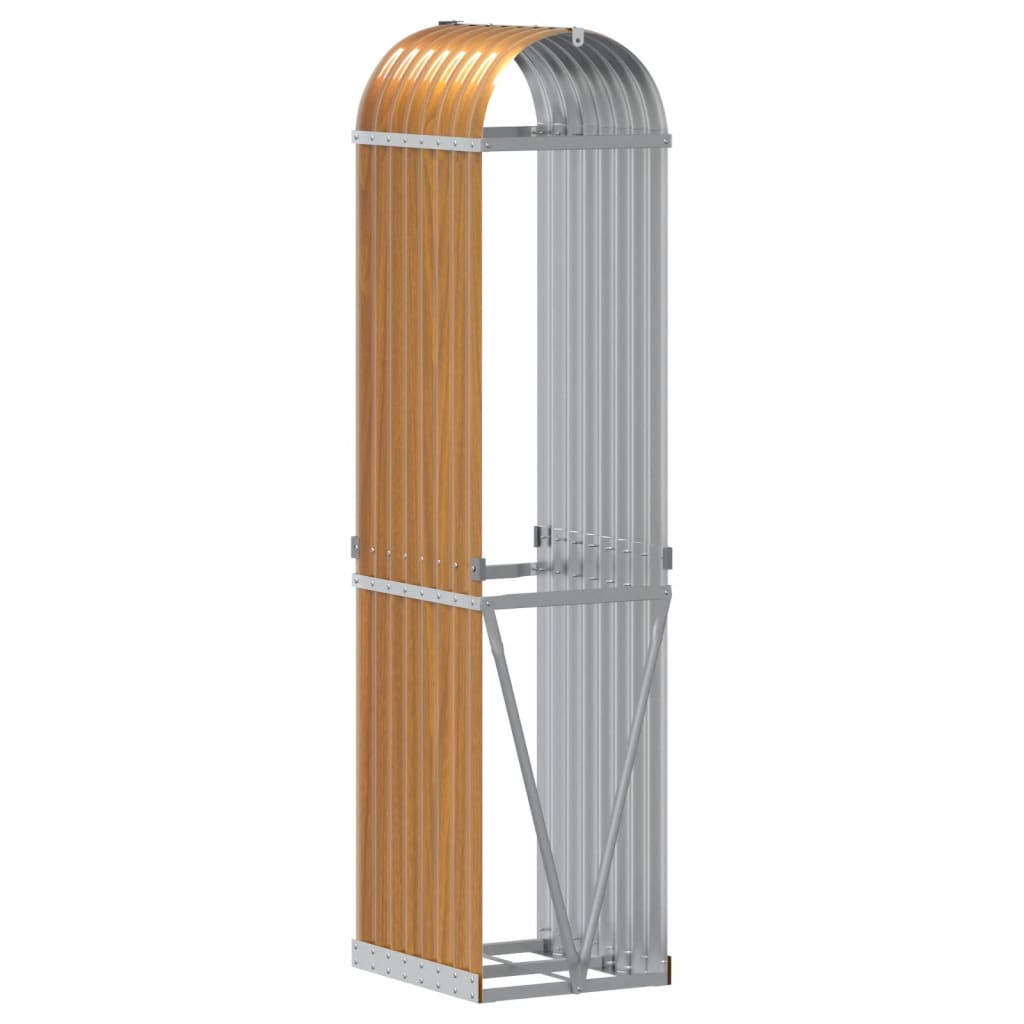 Vedholder treutseende 40x45x170 cm galvanisert stål