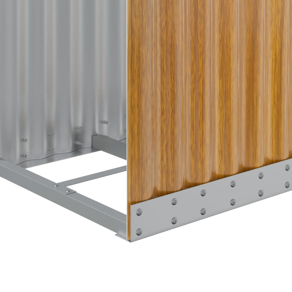 Vedholder treutseende 40x45x170 cm galvanisert stål