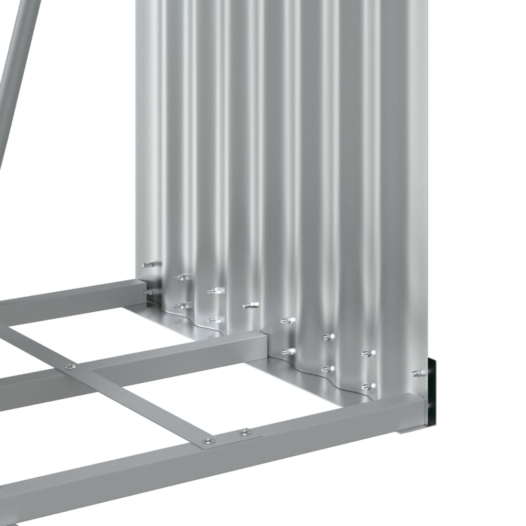 Vedholder treutseende 40x45x170 cm galvanisert stål