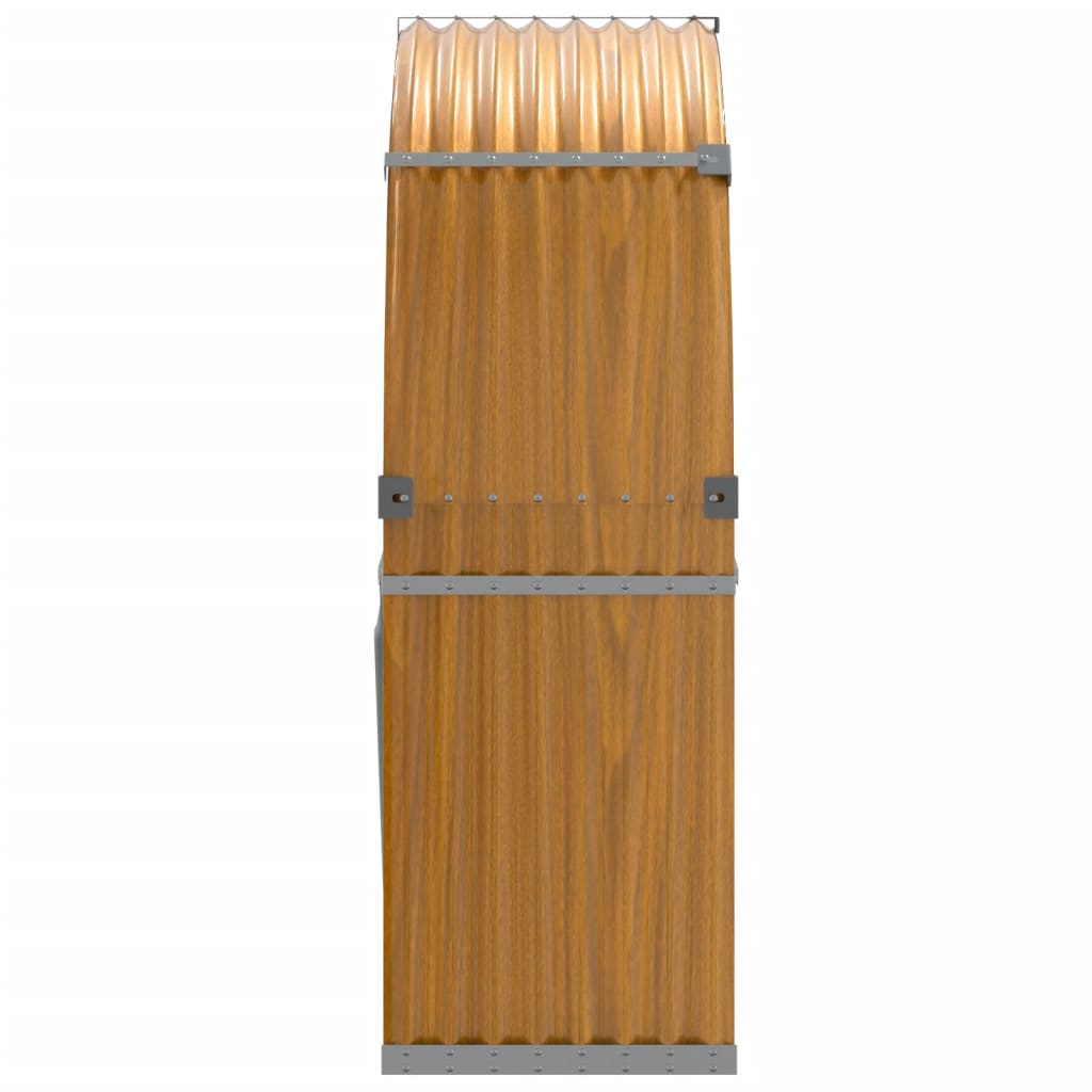 Vedholder treutseende 120x45x140 cm galvanisert stål