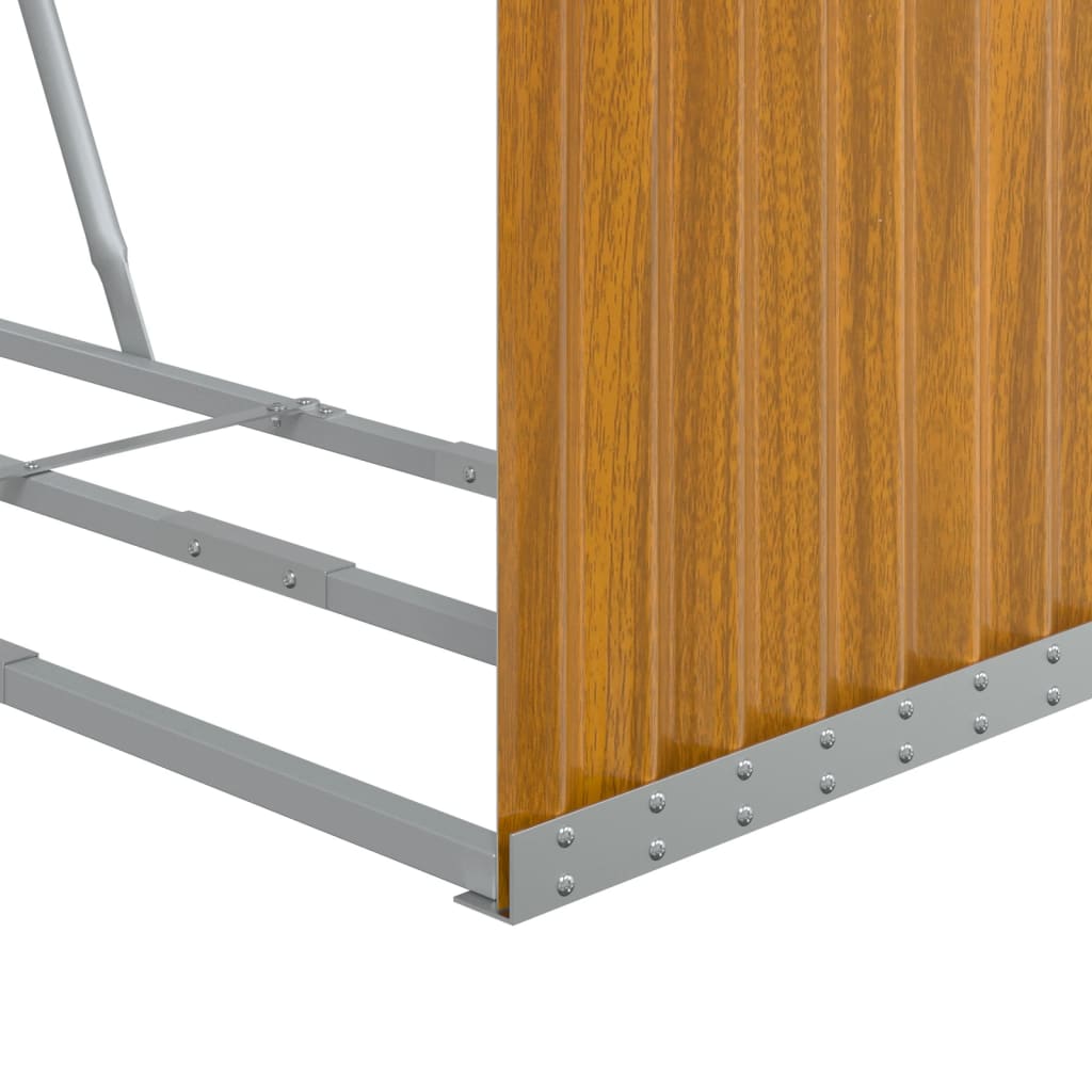 Vedholder treutseende 120x45x140 cm galvanisert stål