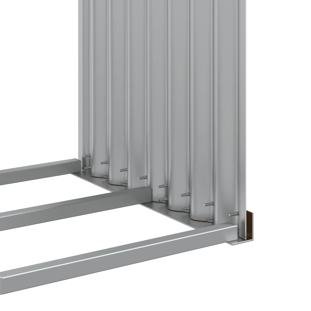 Vedholder treutseende 120x45x140 cm galvanisert stål