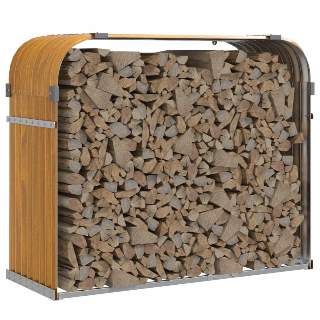Vedholder treutseende 120x45x100 cm galvanisert stål