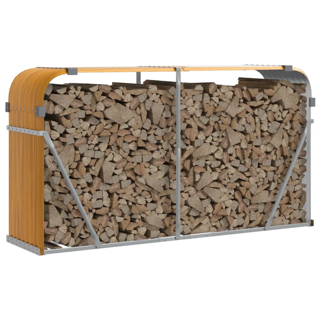 Vedholder treutseende 180x45x100 cm galvanisert stål