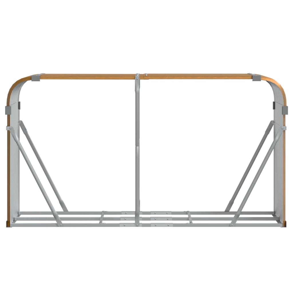 Vedholder treutseende 180x45x100 cm galvanisert stål
