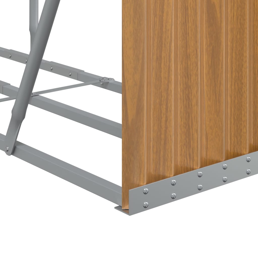 Vedholder treutseende 180x45x100 cm galvanisert stål