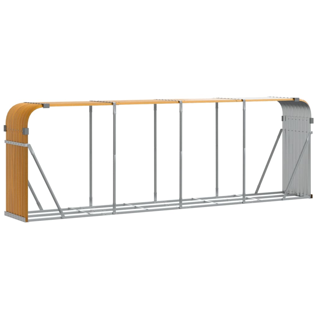 Vedholder treutseende 300x45x100 cm galvanisert stål