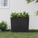 Plantekasse med avtakbar potte antrasitt 12 / 44 L PP rotting vidaXL