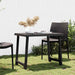 Campingbord antrasitt 79x56x64 cm PP tre-utseende