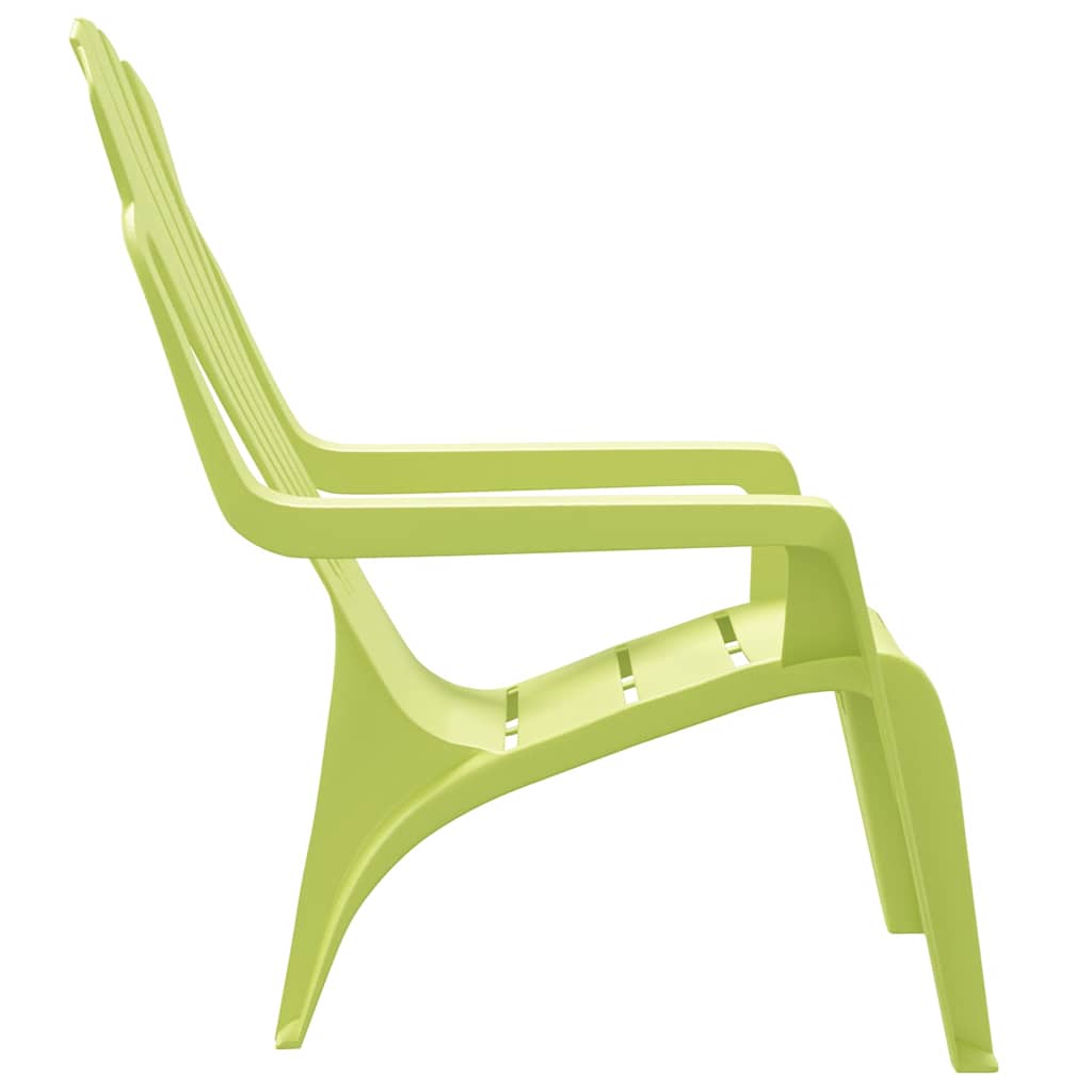 Hagestoler 2 stk for barn grønn 37x34x44 cm PP tre-utseende