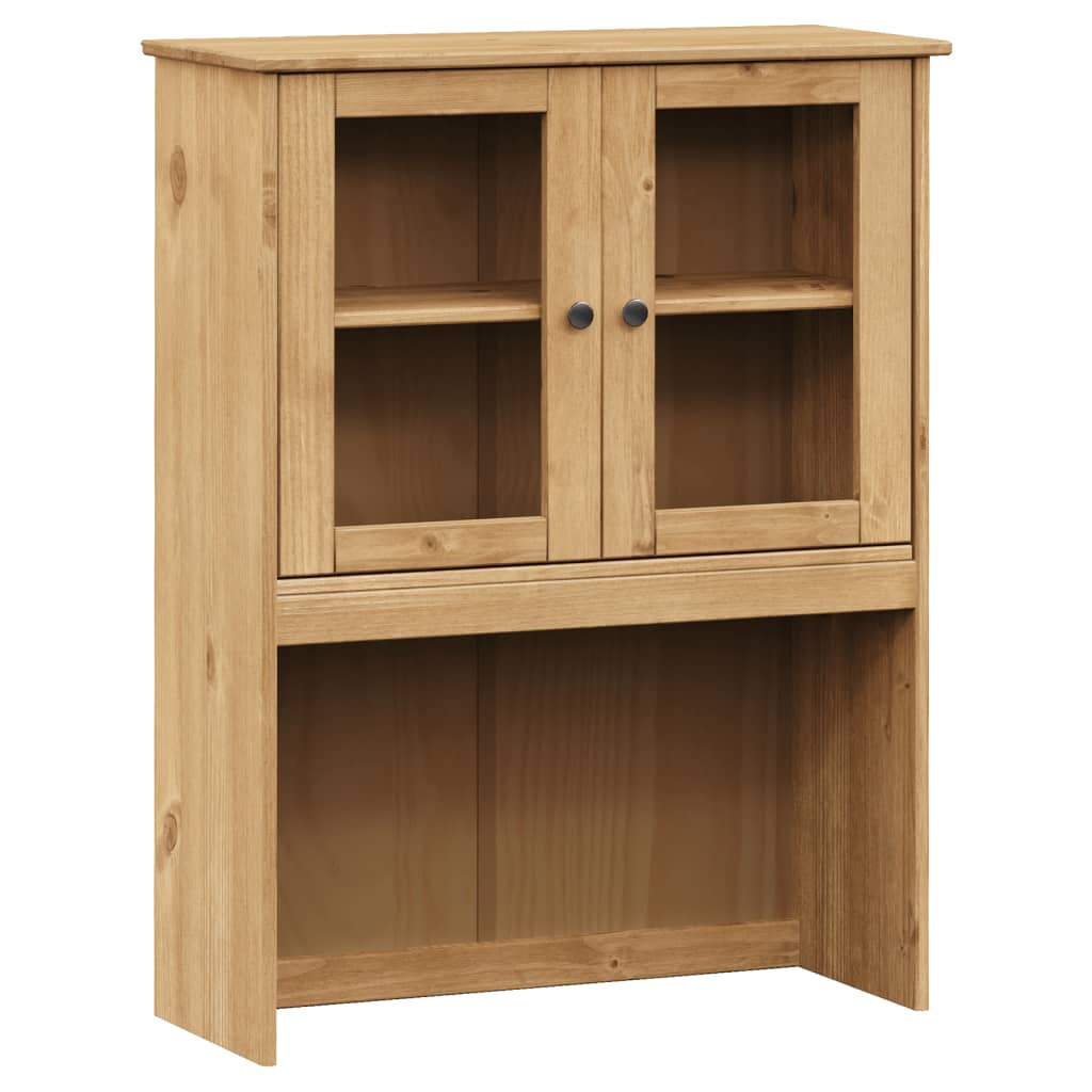 Highboard VIGO 78x40x175 cm heltre furu vidaXL