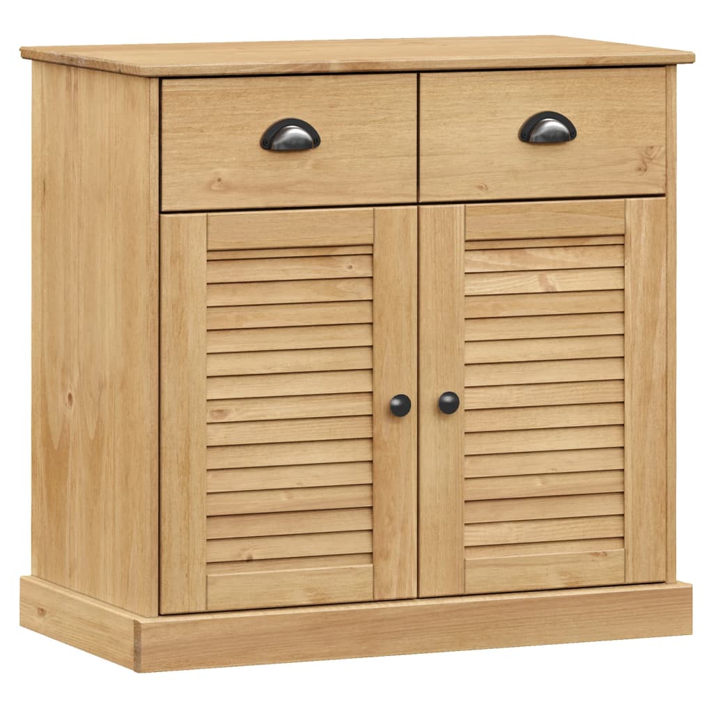 Highboard VIGO 78x40x175 cm heltre furu vidaXL