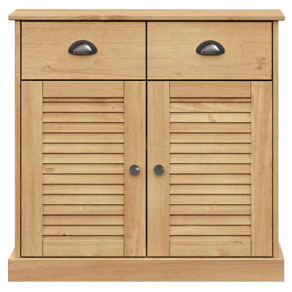 Highboard VIGO 78x40x175 cm heltre furu vidaXL