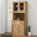 Highboard VIGO 78x40x175 cm heltre furu vidaXL