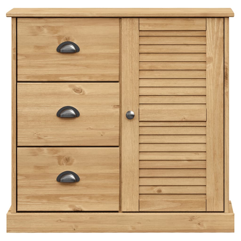 Highboard VIGO 78x40x175 cm heltre furu vidaXL