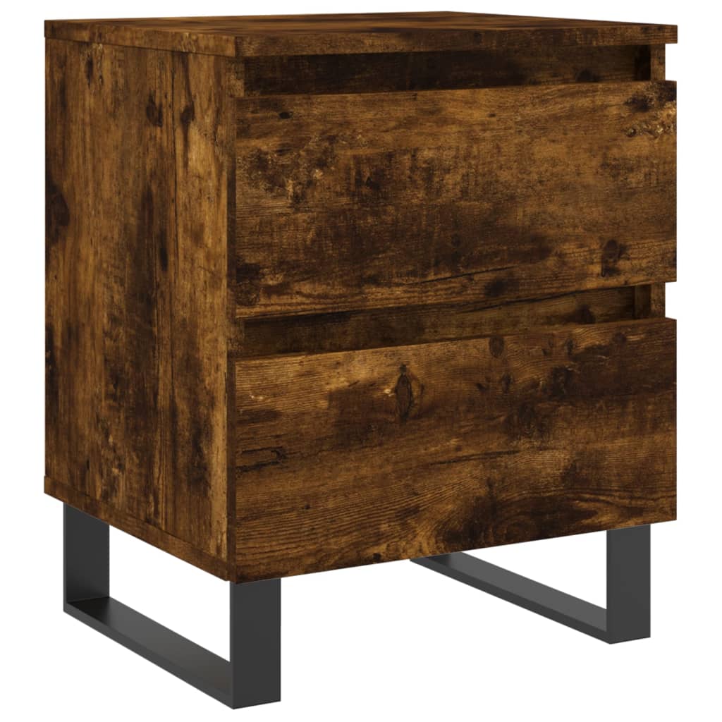 Nattbord røkt eik 40x35x50 cm konstruert tre