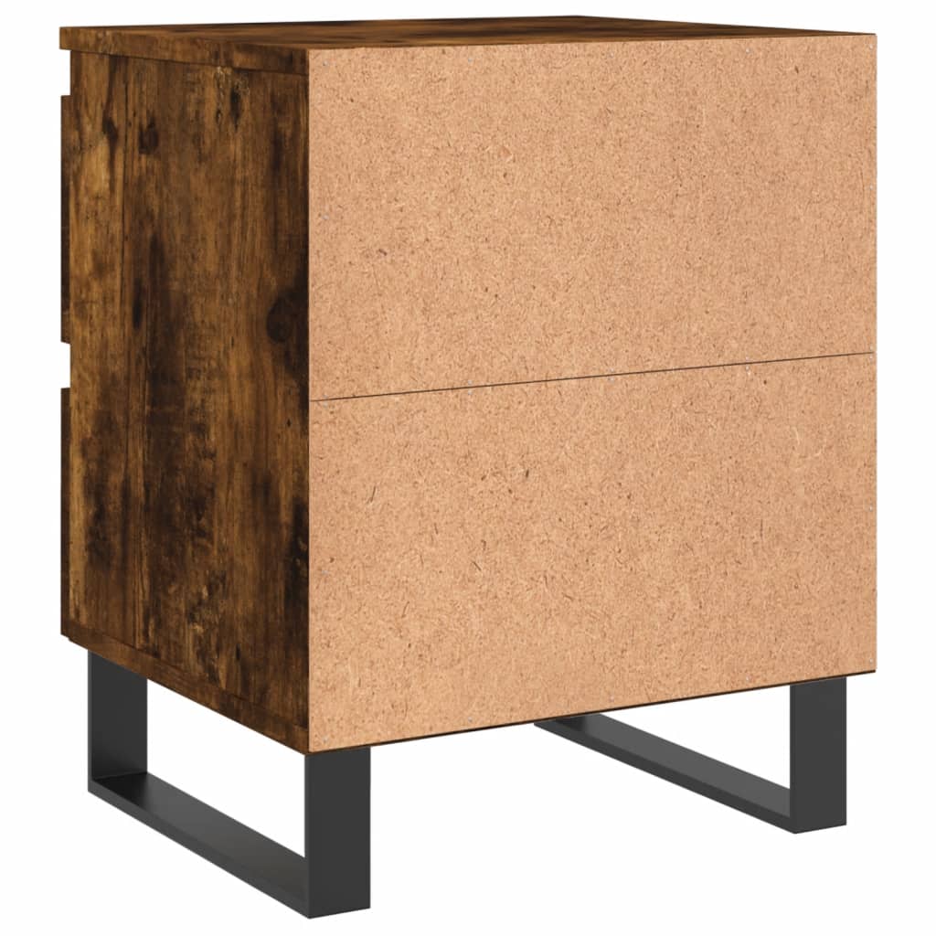 Nattbord røkt eik 40x35x50 cm konstruert tre