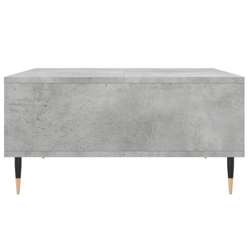 Salongbord betonggrå 60x60x30 cm konstruert tre