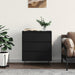 Skjenk svart 60x35x70 cm konstruert tre