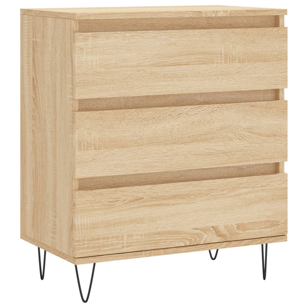 Skjenk sonoma eik 60x35x70 cm konstruert tre